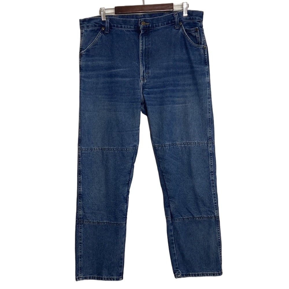 Draggin Jeans Womens 18 Medium Blue Kevlar Lined Motorcycle Straight Leg Pants